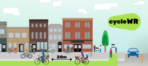 Making space for physical distancing in active transportation